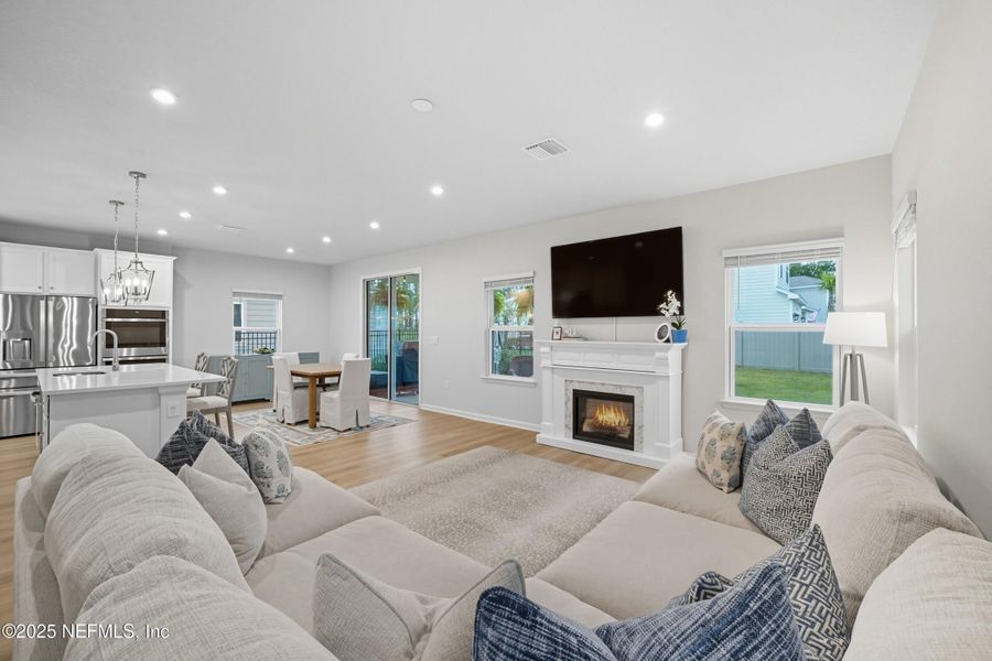 Furnished interior view inside a new home in , St. Augustine (Image 28).