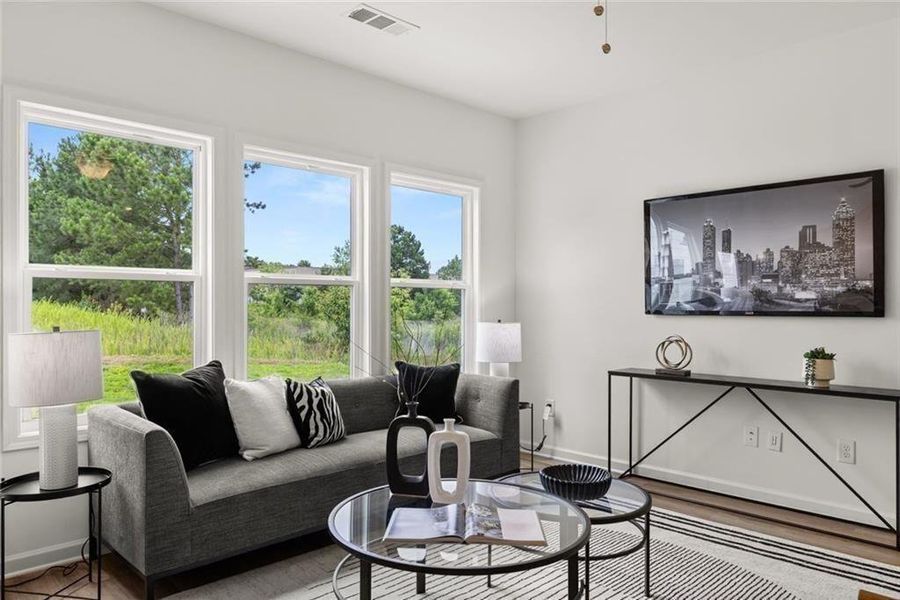 Furnished interior view inside a new home in , Loganville (Image 18).