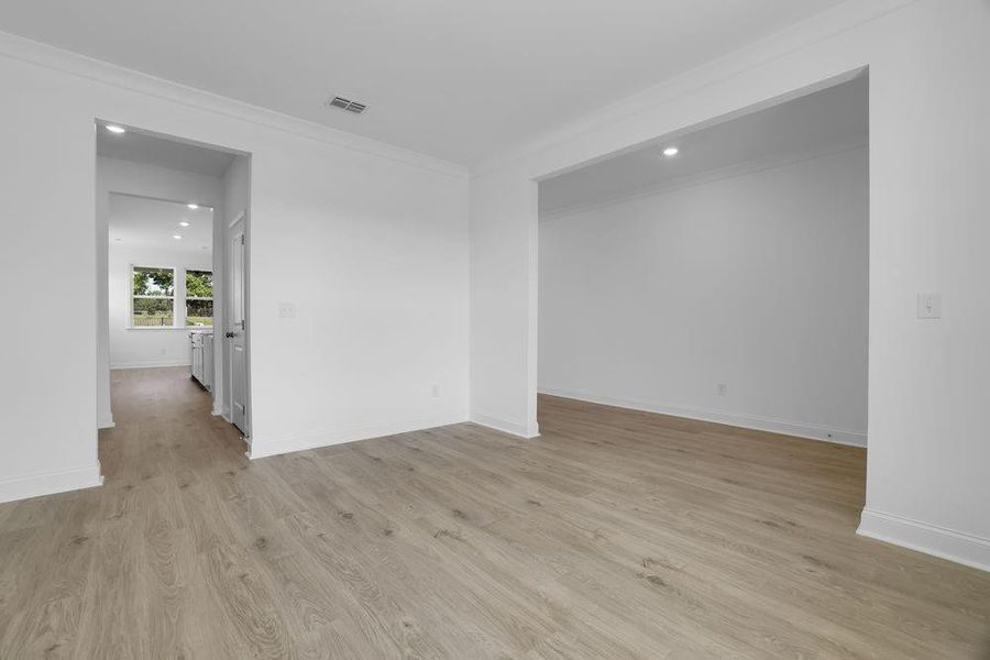Spacious, unfurnished interior of a new home in Oakmead, Buford (Image 31). Spacious, unfurnished interior of a new home in Oakmead, Buford (Image 31).