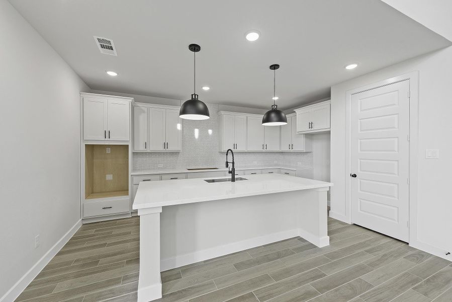 Furnished interior view inside a new home in Elyson, Katy (Image 7). Furnished interior view inside a new home in Elyson, Katy (Image 7).
