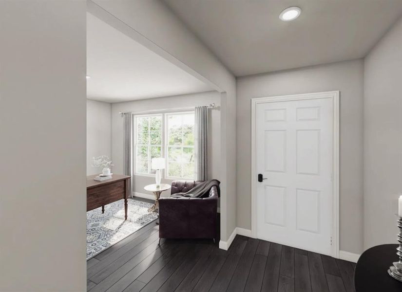 Furnished interior view inside a new home in Whispering Winds, Alvord (Image 3).