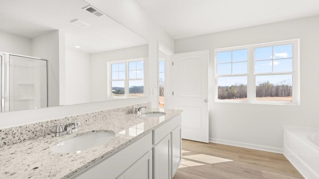 Furnished interior view inside a new home in Hughes Court, Dawsonville (Image 7).