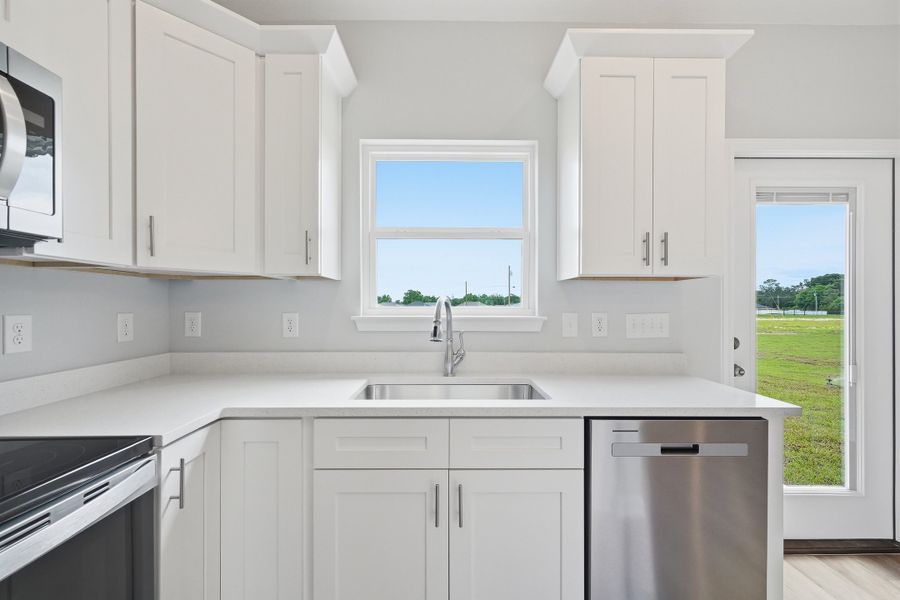 Furnished interior view inside a new home in Southern Charm, Crestview (Image 7).