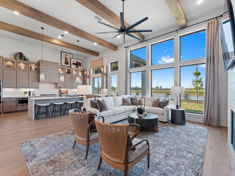 Stunning Great Room and Kitchen space