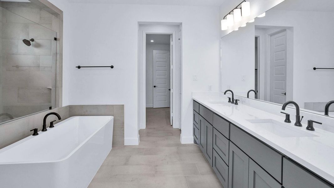 Furnished interior view inside a new home in Briarley, Montgomery (Image 6).