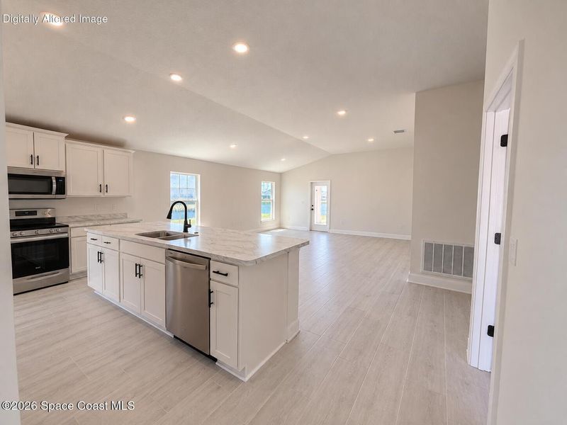 Furnished interior view inside a new home in St. John's Preserve, Palm Bay (Image 10).