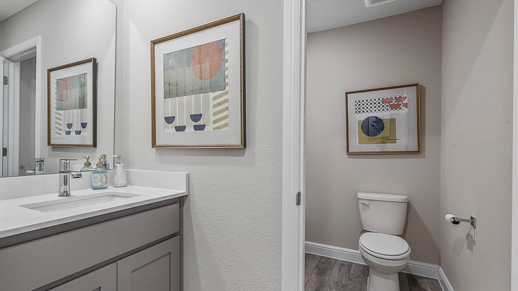 Furnished interior view inside a new home in Sandstone Estates, Granbury (Image 27). Furnished interior view inside a new home in Sandstone Estates, Granbury (Image 27).