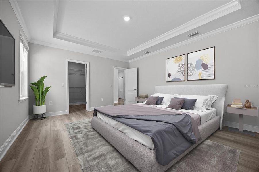 Furnished interior view inside a new home in , Newberry (Image 10).