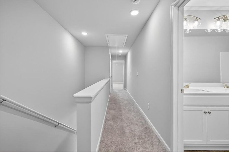 Spacious, unfurnished interior of a new home in The Reserve At Clock Tower, Douglasville (Image 23).