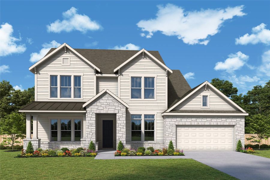 The Sunflower F is a spacious 2 story home!