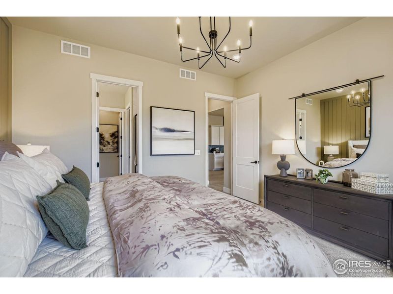 Furnished interior view inside a new home in Country Club Reserve – Fort Collins, Fort Collins (Image 14).