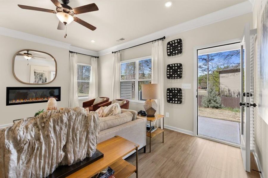 Furnished interior view inside a new home in Franklin Manor, Lawrenceville (Image 45).