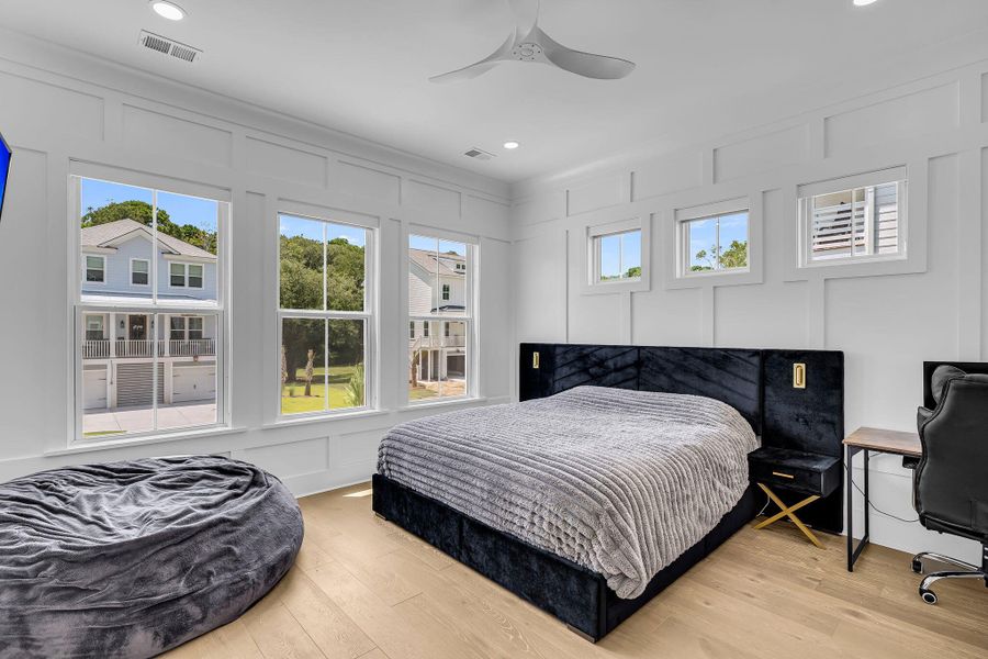 Furnished interior view inside a new home in Overlook at Copahee Sound, Awendaw (Image 19).