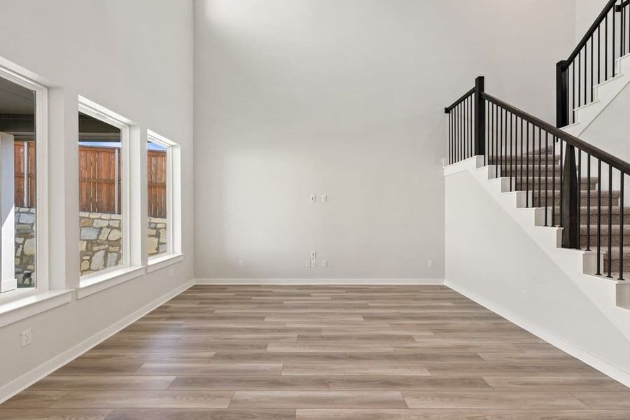 Spacious, unfurnished interior of a new home in Lariat, Liberty Hill (Image 19). Spacious, unfurnished interior of a new home in Lariat, Liberty Hill (Image 19).
