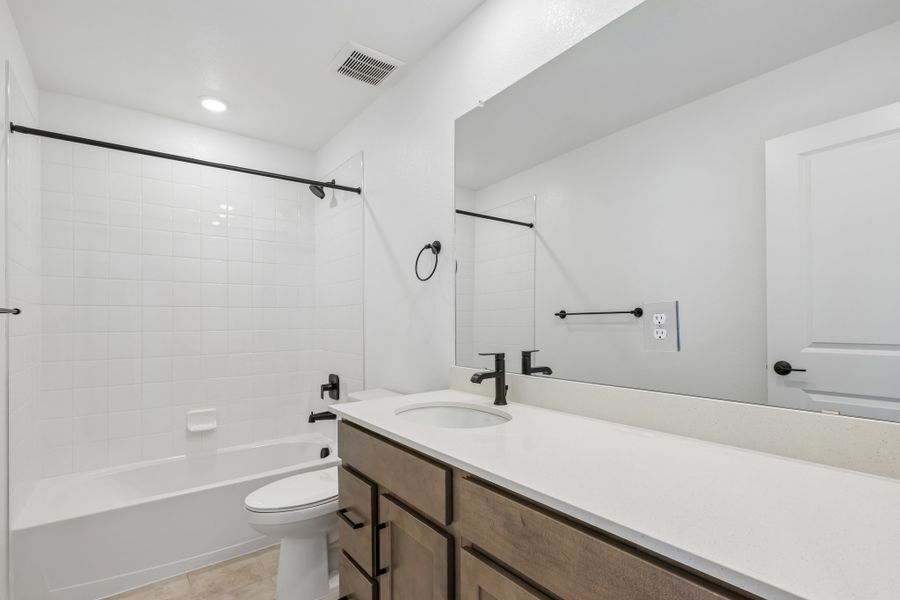 Furnished interior view inside a new home in Sterling Ranch Ascent Village, Littleton (Image 7).