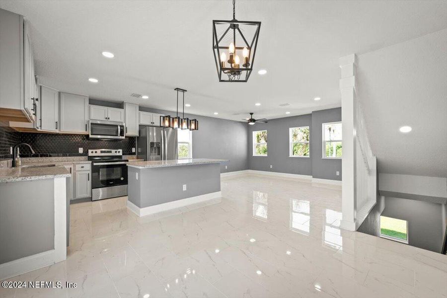 Furnished interior view inside a new home in , St. Augustine (Image 4).