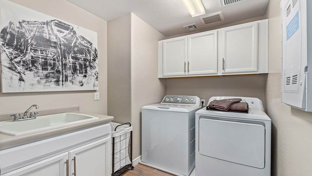 Representative furnished interior of a home built from the Paisley by Taylor Morrison in Paradisi Discovery Collection, Surprise (Image 37).