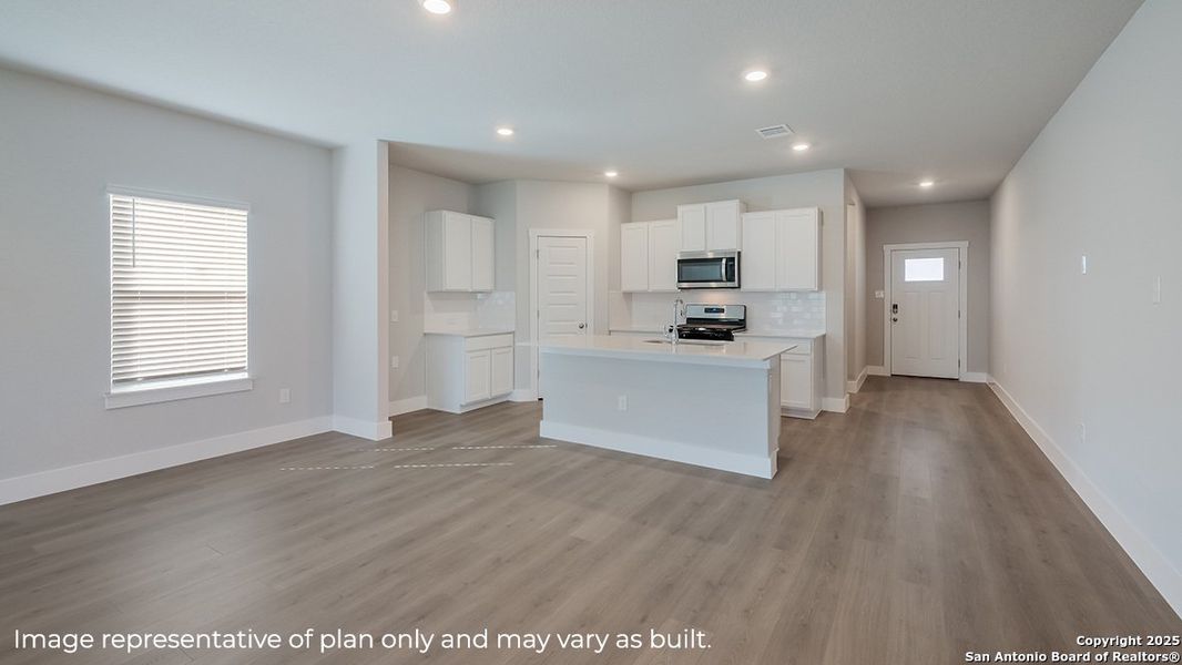 Furnished interior view inside a new home in Brookstone Creek, San Antonio (Image 6).