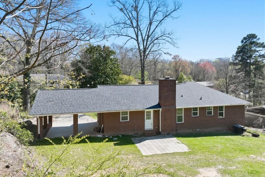 Exterior details and patio area of a home in , Gainesville (Image 12). Exterior details and patio area of a home in , Gainesville (Image 12).
