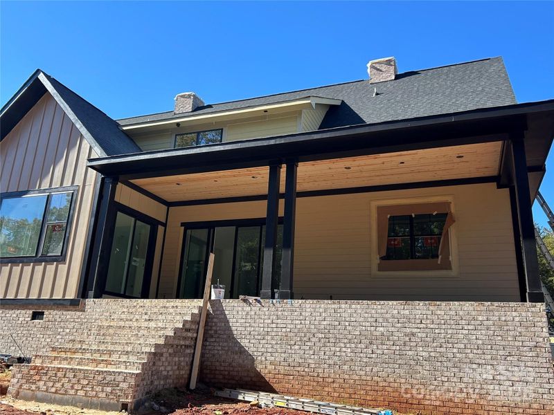 Exterior details and patio area of a home in , Mooresville (Image 2).