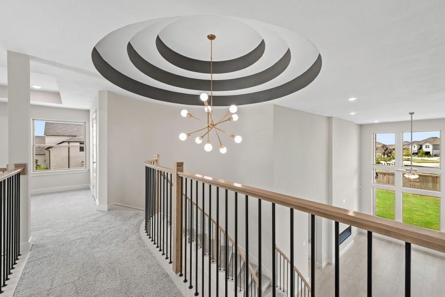 Spacious, unfurnished interior of a new home in Bridgeland, Cypress (Image 21).
