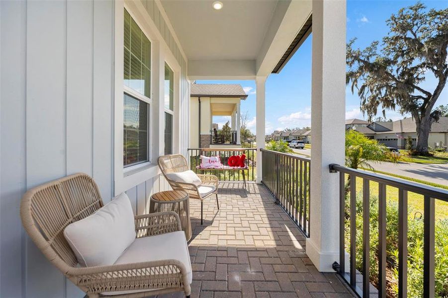 Exterior details and patio area of a home in , Brooksville (Image 32).