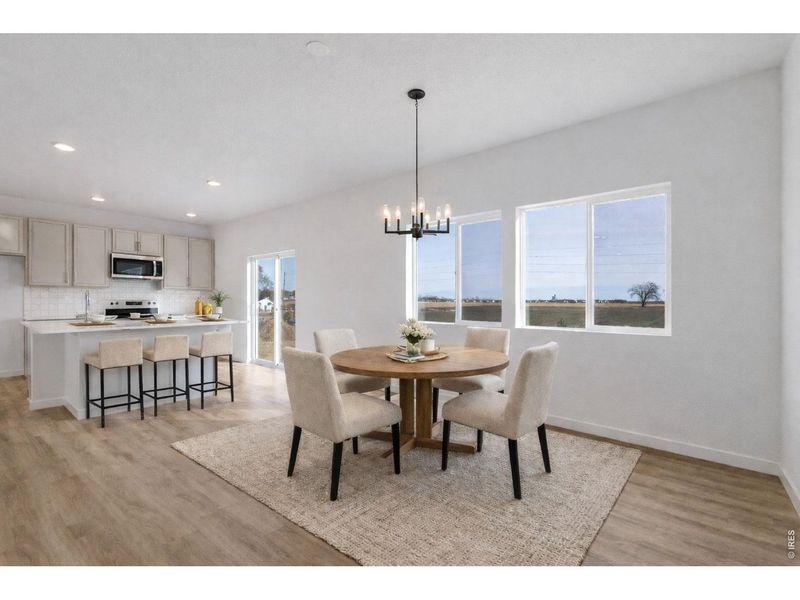 Furnished interior view inside a new home in Granary, Johnstown (Image 13).