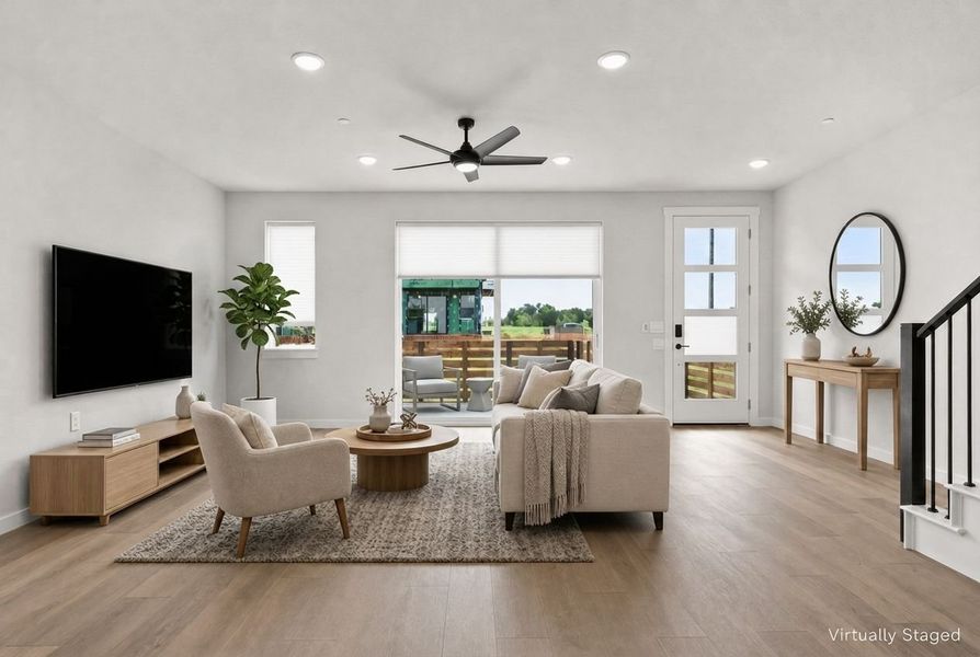 Furnished interior view inside a new home in Ten Mile Creek, Celina (Image 6).