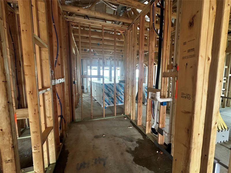 In-progress construction of a new home in Berry Creek Highlands, Georgetown, TX (Image 7).