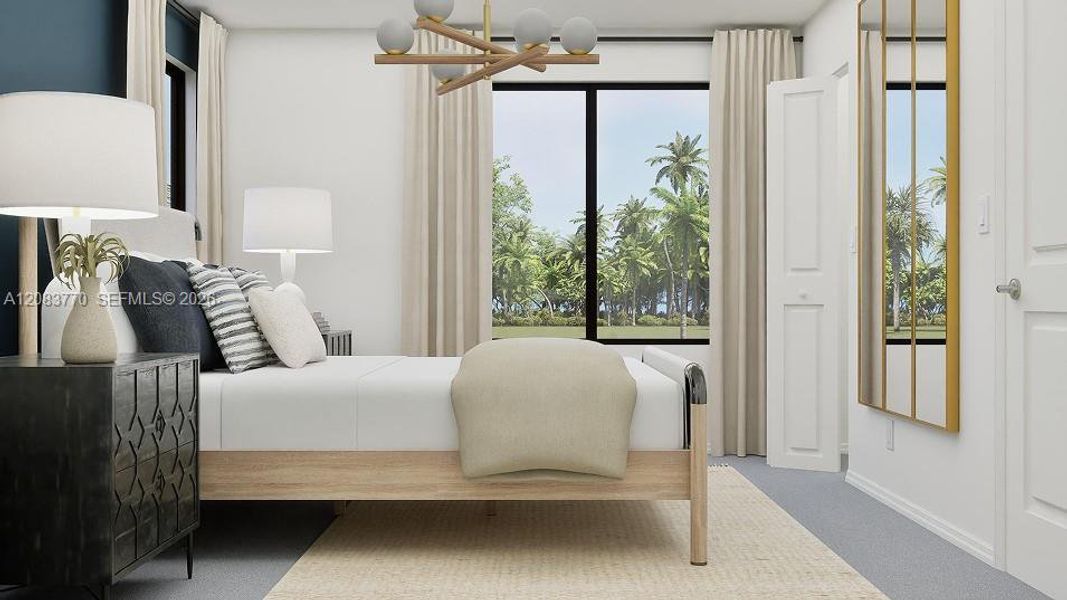 Furnished interior view inside a new home in Solterra, Sunrise (Image 11).
