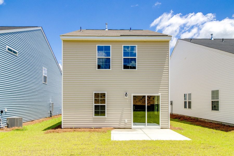 Exterior details and patio area of a home in Ellington, Elgin (Image 20).