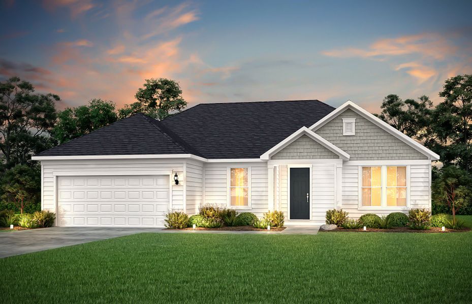 Representative exterior photo of a completed home built from the Stardom by Del Webb in Sun City Peachtree, Griffin, GA (Image 2). Representative exterior photo of a completed home built from the Stardom by Del Webb in Sun City Peachtree, Griffin, GA (Image 2).