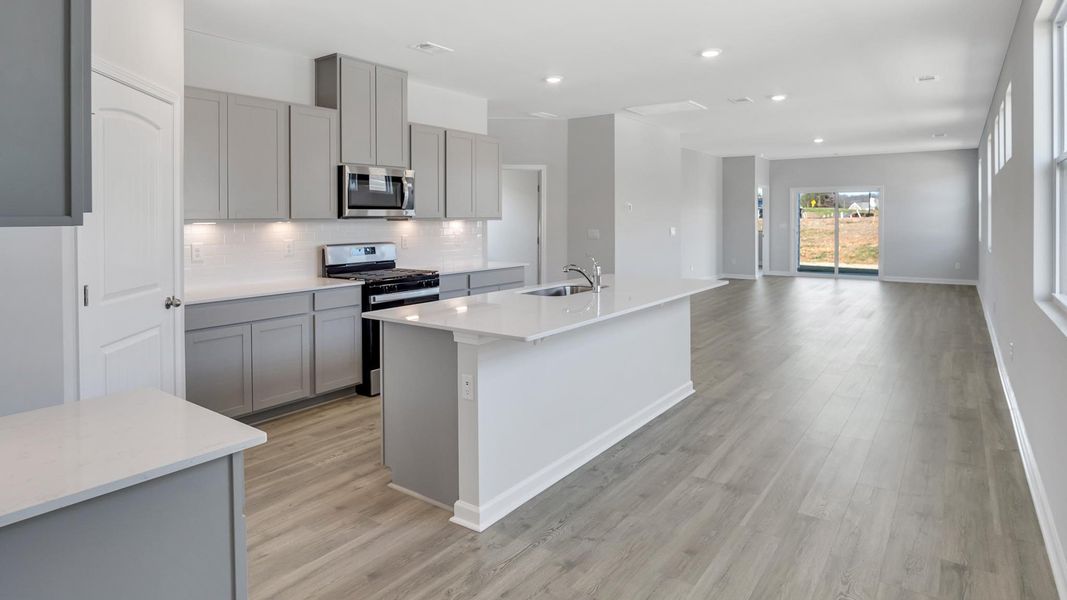Furnished interior view inside a new home in Nexus South, Gallatin (Image 4).