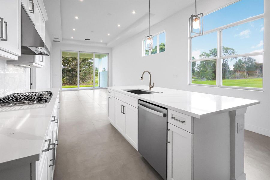 Furnished interior view inside a new home in Rivella, Port St. Lucie (Image 5).