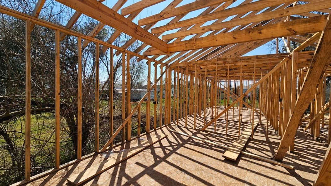 Under construction – images show the actual home in progress. Under construction – images show the actual home in progress.