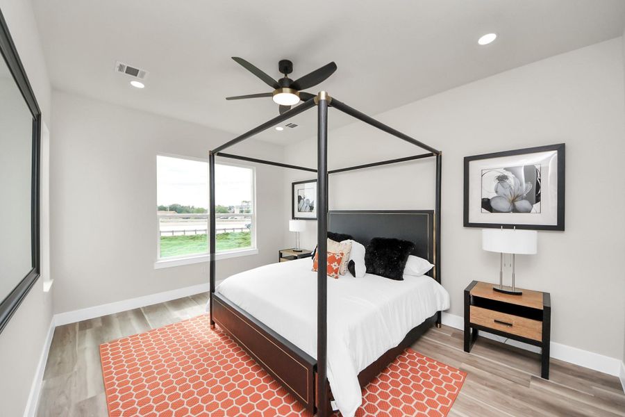 Primary bedroom on the third floor