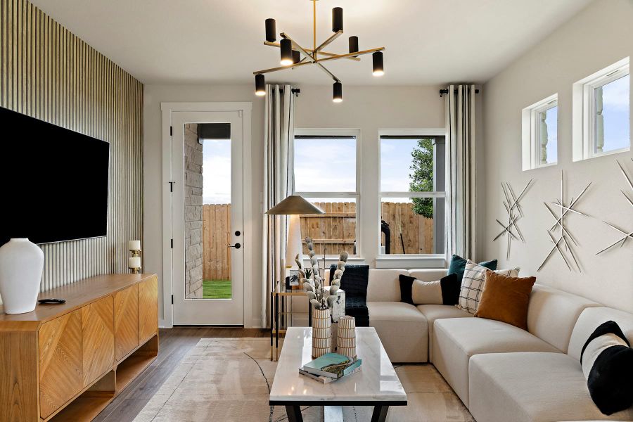 Furnished interior view inside a new home in Park Central, Georgetown (Image 6).