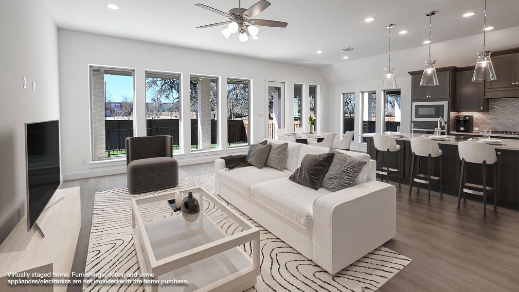 Furnished interior view inside a new home in Juniper Springs, Lockhart (Image 5).