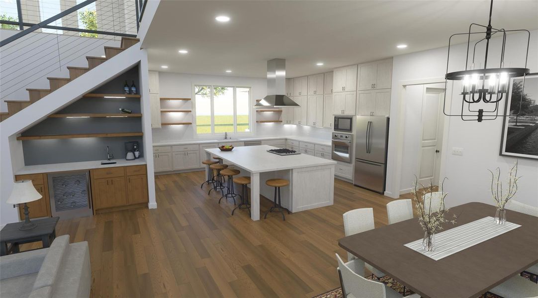 Furnished interior view inside a new home in , Bryan (Image 4).