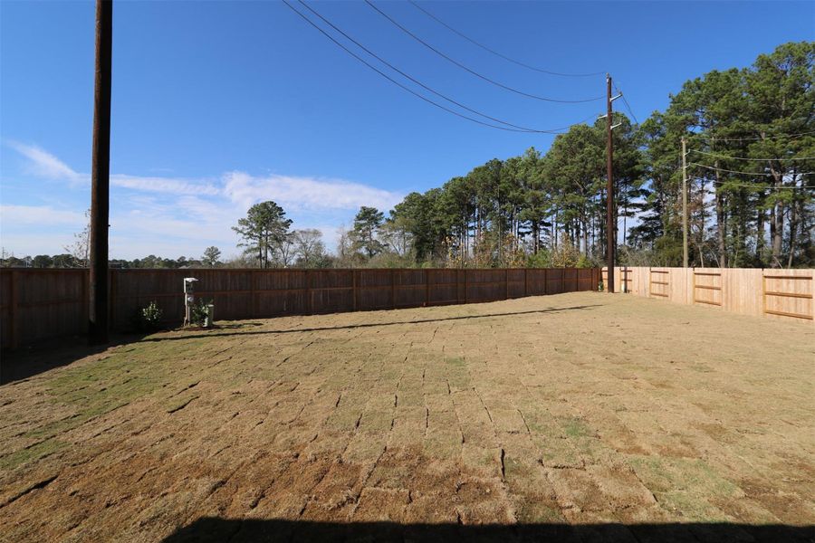 Exterior details and patio area of a home in Sorella, Tomball (Image 4). Exterior details and patio area of a home in Sorella, Tomball (Image 4).