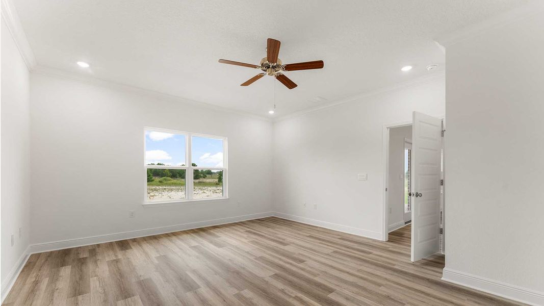 Spacious, unfurnished interior of a new home in Holley Grove at Peach Creek, Santa Rosa Beach (Image 16).