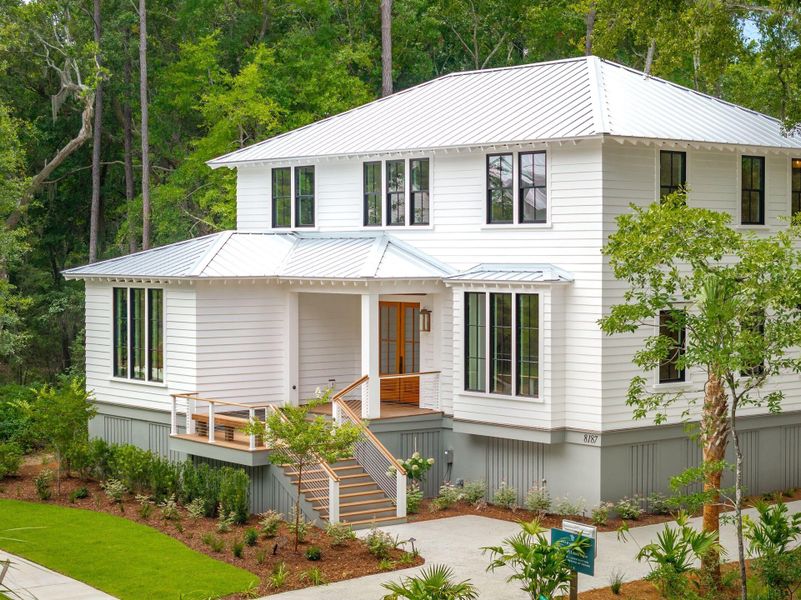 Front exterior of a new home in , Johns Island, SC, highlighting curb appeal (Image 29).
