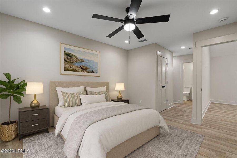 Furnished interior view inside a new home in , Beaufort (Image 51).