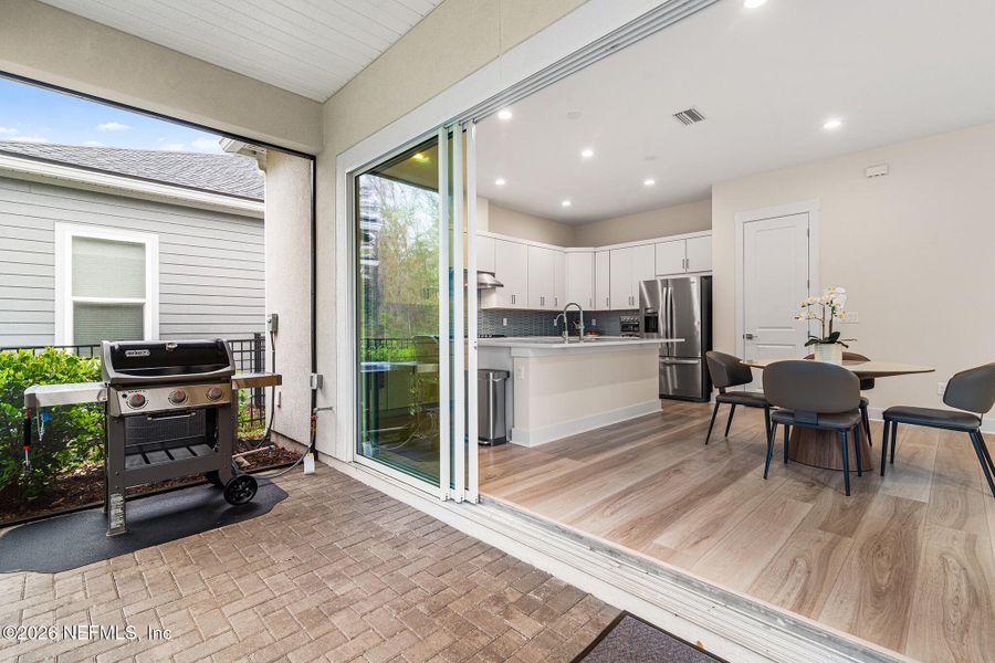 Exterior details and patio area of a home in , Jacksonville (Image 28).