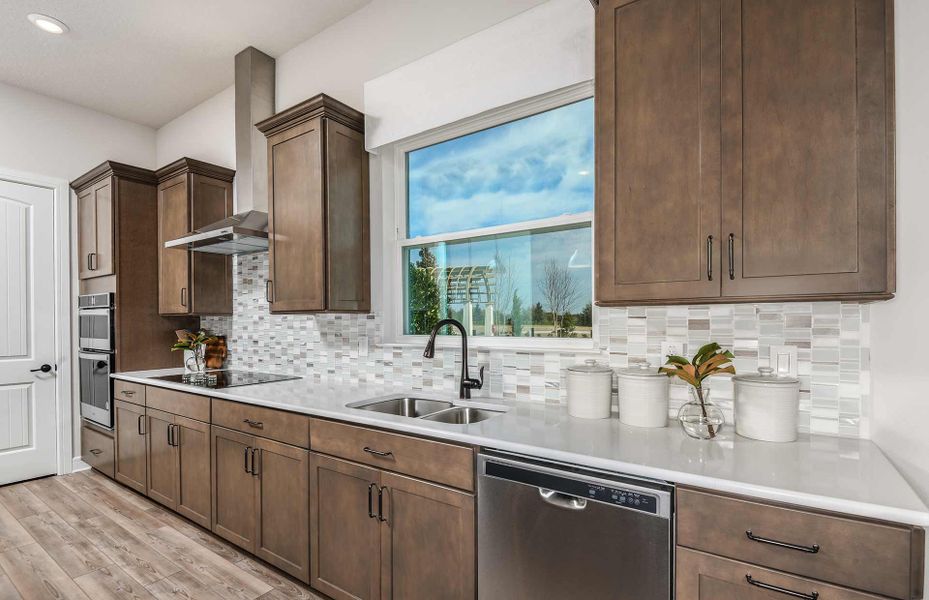 Spacious Open-Concept Kitchen with Island