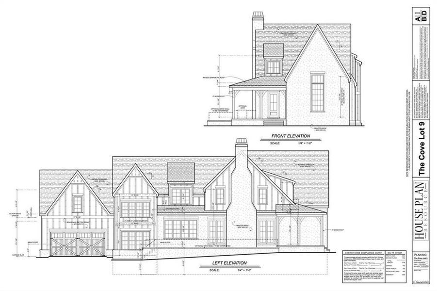 Exterior rendering of this home design in , Acworth, GA (Image 3).