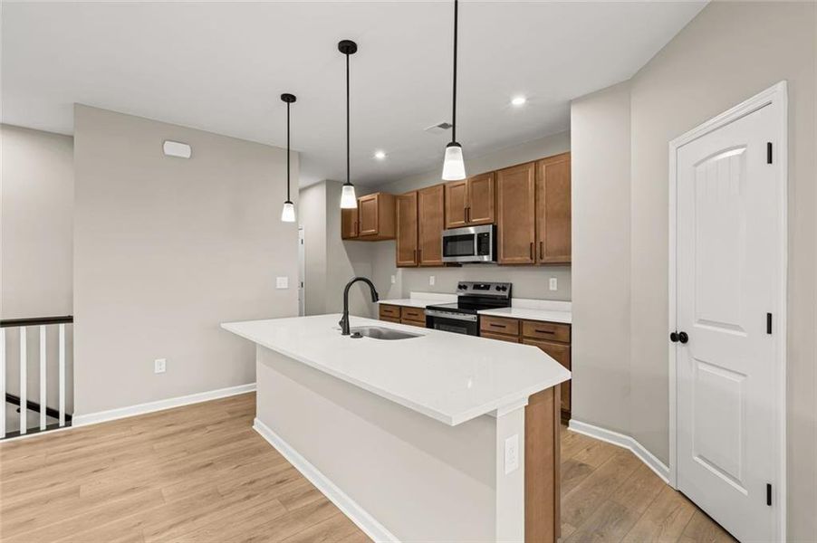 Furnished interior view inside a new home in Villas at Gold Creek, Dawsonville (Image 6).
