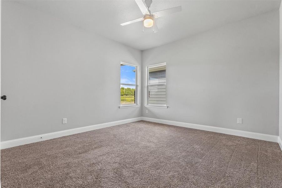 Bedroom #2 next to living room bathroom and close to the front door