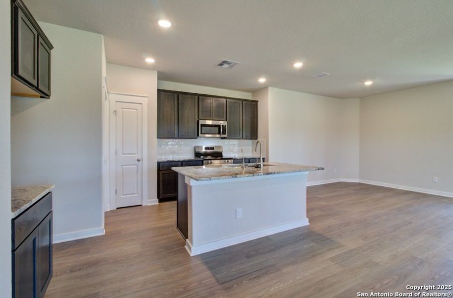 Furnished interior view inside a new home in Cloud Country, New Braunfels (Image 4).