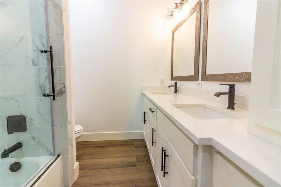 Furnished interior view inside a new home in , Post Oak Bend (Image 8).